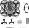 A flat lay of a drone and its accessories on a white background. Produktbild-Vorschau