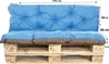 Palettenkissen set 120x60x50cm, Palettenkissen Blau, Produktbild-Vorschau 2