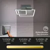Lampada da soffitto dimmerabile Funzione memoria Modulo LED Anteprima dell’immagine prodotto 3