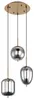 Globo Lighting Lampe à suspendre métal couleur laiton, 3x Voir les images du produit 2