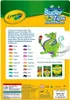 The back of a Crayola Super Tips Washable Markers package, showing the product details, color swatches, and a drawing of a dragon. Anteprima dell’immagine prodotto