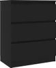 vidaXL Credenza nera 60x35x76 cm materiale a base di legno Anteprima dell’immagine prodotto 9