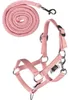 HKM Kids Halfter und Strick Hobby Horsing Basic Rosa Anteprima dell’immagine prodotto 2