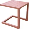 Table d'appoint BARBADOS en aluminium terracotta Voir les images du produit 1