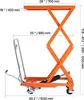 VEVOR Hydraulischer Hubtischwagen, 789,3 kg Tragfähigkeit, Produktbild-Vorschau 7