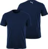 PUMA Herren T-Shirt 2er Pack Basic T-Shirt Navy Baumwolle Produktbild-Vorschau 5