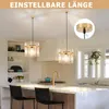 ZMH luce a sospensione 1 fiamma tavolo da pranzo luce a Anteprima dell’immagine prodotto 4