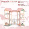 COSTWAY Puppenhaus aus Holz, 7-Zimmer 3-stöckiges Produktbild-Vorschau 2