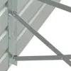 vidaXL Letto rialzato 320 x 40 x 77 cm Acciaio zincato Anteprima dell’immagine prodotto 4