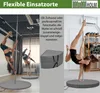 Pole Dance Matte 10 cm Ø 120cm grau Tanzstangenmatte Matte Produktbild-Vorschau 6