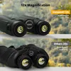 12x50 Jumelles Compactes Adultes Étanches HD Jumelles Voir les images du produit 2