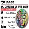 Graffiti Fun Design Squad Trainer Rugbyball - Größe 4 - Für Produktbild-Vorschau 3