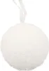 Bruchfeste Weihnachtskugel Weiß mit Glitzer Ø 8 cm - Produktbild-Vorschau 5
