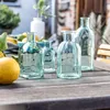 4x Vase Aqua türkis 10-19cm – Glas, Blumenvase, Vasenset Produktbild-Vorschau 2