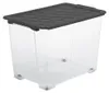 Rotho Aufbewahrungsbox mit Rollen 65L Evo Total - Produktbild-Vorschau 1