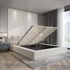 Polsterbett Doppelbett GROVE 160x200cm in Stoff Ditra Beige Produktbild-Vorschau 2