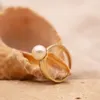 Damen Ring 375 Gold Perle weiß 7,5-8mm (Gr. 56) Produktbild-Vorschau 5