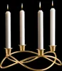 Georg Jensen - SEASON Kerzenständer, vergoldet Produktbild-Vorschau 3