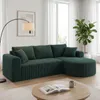 COMHOMA Ecksofa mit Schlaffunktion, 263cm Corduroy Produktbild-Vorschau 2