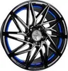 18 Zoll KESKIN KT20 5x112 ET45 Alufelgen BLACK PAINTED BLUE Produktbild-Vorschau 3