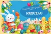 vianmo Holzschild 12x18 cm Ostergrüße KREUZAU Produktbild-Vorschau 1