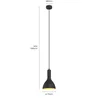 Lampa wisząca Arcchio Cosmina, 1-światło, czarny, metal Podgląd zdjęcia produktu 6