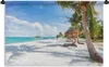 MuchoWow® Wandteppich Wandbehang Strand - Meer - Palmen Produktbild-Vorschau 1