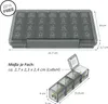 WELLGRO Tablettenbox für 7 Tage - Pillendose je 4 Fächer Produktbild-Vorschau 3