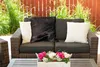 MuchoWow® Outdoor Kissen - Marmoroptik - Luxus - Schwarz - Produktbild-Vorschau 5