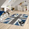 Teppich Trendline Union Jack Blau Grau, Größe:185x270 cm Produktbild-Vorschau 1