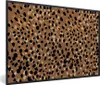 MuchoWow® Gerahmtes Poster Tiermuster - Leopard - Gold - Produktbild-Vorschau 1