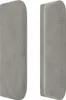 vidaXL Kopfteil mit Ohren Hellgrau 147x16x78/88 cm Samt Produktbild-Vorschau 4