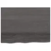 vidaXL Wandregal Dunkelgrau 80x60x(2-4) cm Massivholz Eiche Produktbild-Vorschau 3