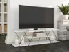 Stolik pod telewizor CANAZ 120 cm biały/czarny Podgląd zdjęcia produktu 6
