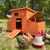 Hühnerstall aus Holz mit 2 Nistkästen, Hühnerhaus mit Produktbild-Vorschau 2