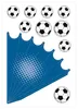 itenga DEKO-SET FUSSBALL blau weiß mit Bastel SCHULTÜTE 85 Produktbild-Vorschau 5