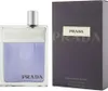 A bottle of Prada Amber Pour Homme Eau de Toilette spray and its packaging are displayed side-by-side against a white background. Náhľad obrázku produktu