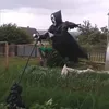 Halloween-Dekoration, Garten, Sensenmann, Geistergesicht, Produktbild-Vorschau 1