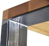 1 Paar Tischgestell Tischbeine 70x72 cm, Anthrazit Produktbild-Vorschau 3