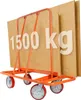 Vozík na panely Wiltec do 1500 kg, oceľový vozík na Náhľad obrázku produktu 3