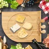 Relaxdays Käseglocke mit Bambus Käsebrett, Parmesanbrecher, Produktbild-Vorschau 3