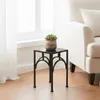 DanDiBo Tabouret pour fleurs Métal Noir Angulaire 28 cm Voir les images du produit 7