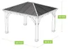 Westmann Holz Pavillon Devon 1214 Natur 427x366x317 cm Produktbild-Vorschau 8