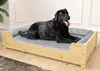 Hundebett für große Hunde 100x60 Kiefer Tierbett Produktbild-Vorschau 1