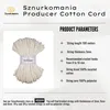 Bavlněná šňůra s jádrem 5mm 100m, makramé příze, makramé Náhled obrázku produktu 4