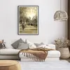 Gerahmtes Poster - Schwarzer Rahmen - Park Spaziergang Baum Produktbild-Vorschau 7