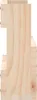 vidaXL Wand-Schuhregale 2 Stk. 59x9x23 cm Massivholz Kiefer Produktbild-Vorschau 6
