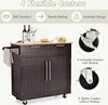 Carrello da cucina con piano di lavoro, mobile da cucina su Anteprima dell’immagine prodotto 3