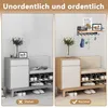 Schlüsselbrett Holz mit Ablage Schlüsselhalter mit 7 Haken Produktbild-Vorschau 7