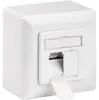 Presa universale CAT.6 con telaio di montaggio (bianco, 2x Anteprima dell’immagine prodotto 2